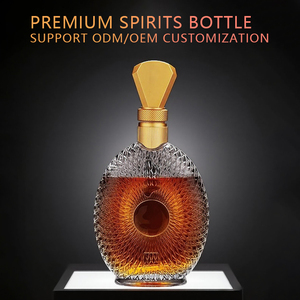 Sang Trọng <span class=keywords><strong>500Ml</strong></span> Xo Vodka Decanter Với Matte Kết Thúc Khắc Thủy Tinh Whisky Chai Rượu Vang Tùy Chỉnh Và Vít Cap - Product Image 2