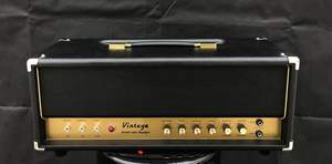 Tête d'ampli guitare tube <span class=keywords><strong>JCM</strong></span> <span class=keywords><strong>800</strong></span> Deluxe sur mesure, câblée à la main, 100W - Product Image 2