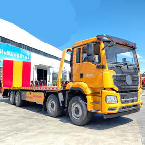 Camión Grúa de Plataforma Plana Shacman 8x4 de 27 Toneladas Personalizado, Fabricante de Equipos de Remolque de Alta Resistencia - Product Image 3