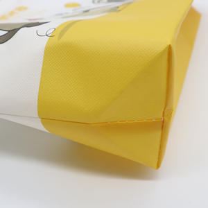 Sacs <span class=keywords><strong>de</strong></span> courses pliables en <span class=keywords><strong>toile</strong></span> non tissée avec impression couleur, sacs cadeaux écologiques à transfert thermique, sacs <span class=keywords><strong>de</strong></span> supermarché - Product Image 3