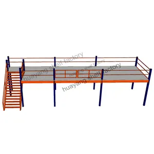 2000 3000 Square Meter Office Mezzanine Racks Steel Structure For Store Manufacturer Racking Platform With Ladder