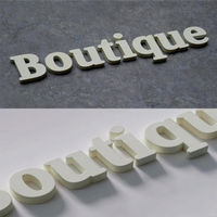 Lettres 3D métalliques personnalisées et plaque de logo en acrylique pour stand de salon professionnel et publicité pour concessionnaires automobiles