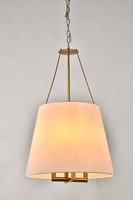 Suspension moderne d'intérieur à 1 lumière, ronde, réglable, en laiton, pour cuisine