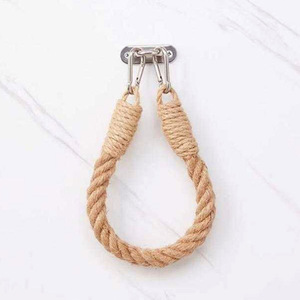 Soporte <span class=keywords><strong>de</strong></span> papel higiénico <span class=keywords><strong>de</strong></span> acero inoxidable 304 personalizado con cuerda <span class=keywords><strong>de</strong></span> yute sin perforaciones, estante <span class=keywords><strong>de</strong></span> almacenamiento <span class=keywords><strong>de</strong></span> rollos <span class=keywords><strong>de</strong></span> toallas <span class=keywords><strong>de</strong></span> papel para Baño - Product Image 6