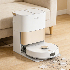 EU Deep-<b>Cleaning</b> Robo Sweeping Multifunctional Wireless Vacuum Robot <b>Mop</b> Cleaner Roller brush anti entanglement App-Controlled - Product Image 1