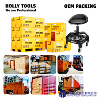 Hauteur réglable 360 °   Siège de travail pivotant avec plateau de rangement pour outils Banc de mécanicien Chaise de travail roulante pour garage avec roulettes
