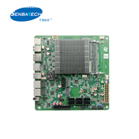 J641S6 Carte mère Celeron J6412 Dual Lan DDR4 16GB SSD 6 USB PCIE3.0 X4 ATX Nas itx