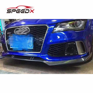 Pour Audi <span class=keywords><strong>RS7</strong></span> mise à niveau <span class=keywords><strong>ABT</strong></span> Style Kit de carrosserie de lèvre avant <span class=keywords><strong>RS7</strong></span> <span class=keywords><strong>ABT</strong></span> lèvre de pare-chocs avant en Fiber de carbone - Product Image 2