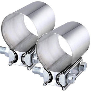Katalitik dönüştürücüler için 2 \ "2.5 \" 3 \ "paslanmaz çelik 304 Torca bant kelepçe egzoz kelepçesi popo eklemi - Product Image 1