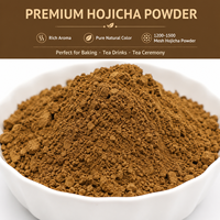 Poudre de Hojicha Yibenef Marque Privée, Thé Vert Torréfié Faible en Caféine Grade AAA pour Latte et Desserts, OEM