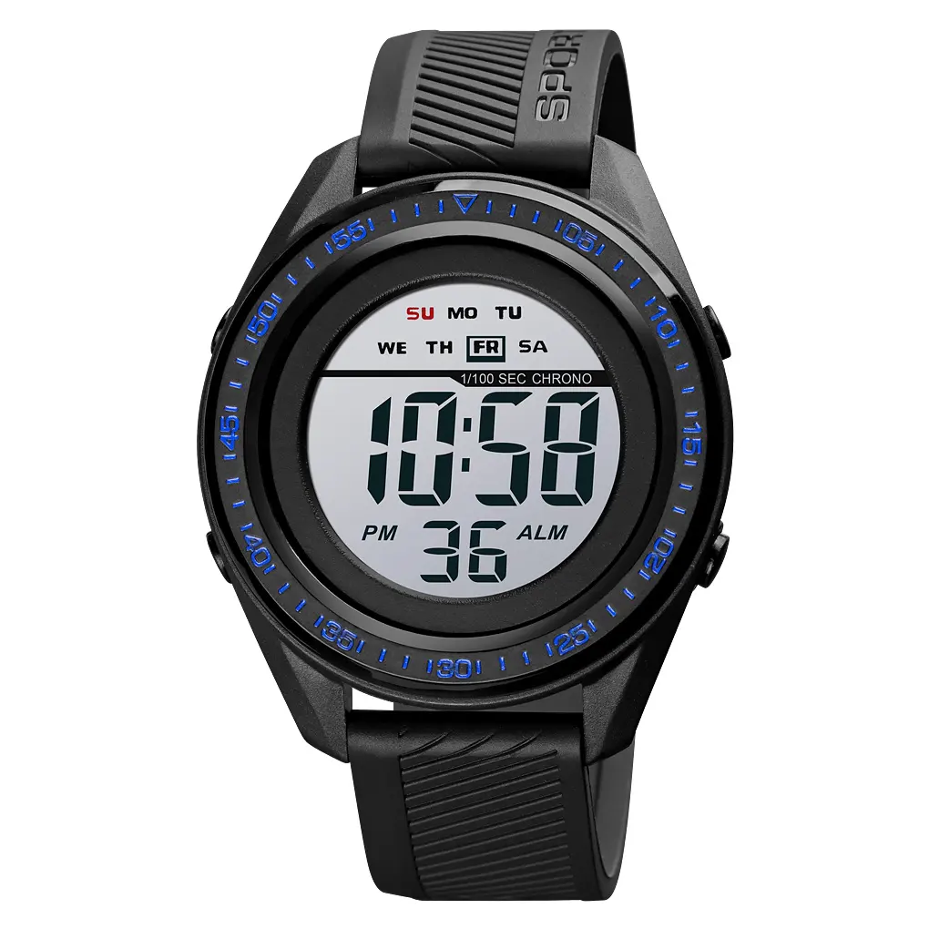 SKMEI 1638 simple stop watch digital waterproof wrist watch sport men
