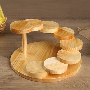 Soporte de madera de pino Natural para comida, bandeja de madera japonesa para carne, pan y <span class=keywords><strong>Sushi</strong></span> - Product Image 5