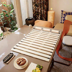 आधुनिक जापानी शैली ठोस लकड़ी तागामी लकड़ी का मंच बाथरूम के लिए एकल फोल्ड-अप बिस्तर डिजाइन - Product Image 3