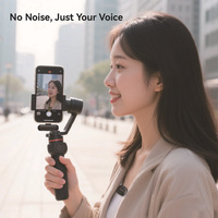 Microphone cravate sans fil 2,4 GHz avec clip USB-C / pour interface iOS pour enregistrement vidéo Android iPhone YouTube Vlog