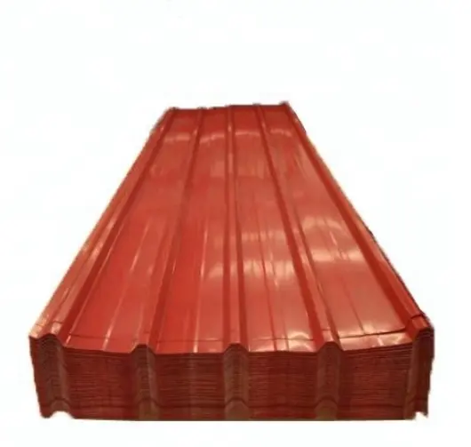 32 Gauge Aluminium Rectangular Alu-Zinc Corrugated Steel Galvanized Metal Roofing Tole Sheet Price Per Ton PPGI Galvanized