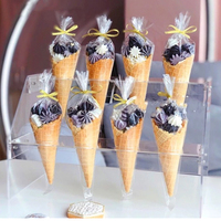 8 ''12'' 14 ''16'' 18 ''Sac à cornet de crème glacée en triangle personnalisé Équipement de boulangerie Décoration de gâteau Sac à douille et sac à pâtisserie