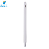 Pena Stylus Aluminium Pintar dengan Ujung Nib Sensitif Sentuhan untuk Perangkat Seluler IOS, Dapat Diisi Ulang dan Mampu Melukis