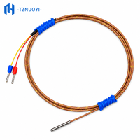 Sonde de température à thermocouple de type K, haute température 480°C, câble en fibre de verre, sonde industrielle à réponse rapide, OEM ODM IP65