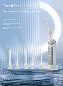 Kit Penghilang Batu <span class=keywords><strong>Tonsil</strong></span> Silikon Elektrik Carepik dengan 3 Mode & 5 Nozel untuk Perawatan dan Pembersihan Mulut - Product Image 5