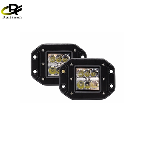 5 Inch 18W LED Work Lamp Flush Mount Offroad Driving Light Spot for SUV 4WD ATV Truck & Pick-up Car LED Lights for Luces