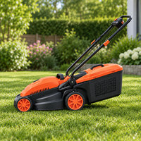 Tondeuse à gazon électrique tondeuse électrique avec trois réglages de hauteur de coupe pour coupe d'herbe dans jardins résident
