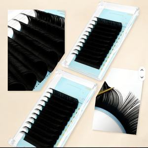 Extensions de cils en cachemire de qualité supérieure en gros, plateaux de cils individuels pour volume, extensions de cils en vison à marque privée - Product Image 1