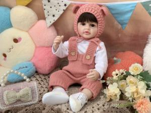 22 인치 55Cm 도매 현실적인 실리콘 아기 러시아 소녀 AI 정보 상호 작용 신생아 보컬 대화 다시 태어난 인형 - Product Image 5