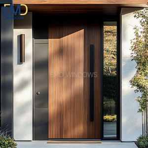 Revêtement de porte extérieure en mélamine, porte moulée, placage de porte en bois - Product Image 5