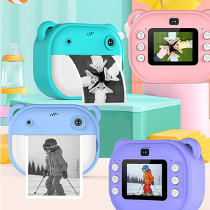 Enfants Mini appareil photo numérique impression instantanée pour enfants caméra d'impression thermique caméra d'impression Photo instantanée jouets vidéo B1 - Product Image 2