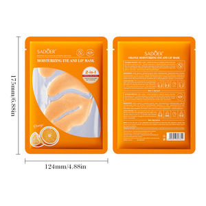 SADOER Offre Spéciale <span class=keywords><strong>Masque</strong></span> Hydrogel 2-en-1 Yeux et <span class=keywords><strong>Lèvres</strong></span> Hydratant et Raffermissant <span class=keywords><strong>pour</strong></span> Soin à Domicile et Spa - Product Image 5