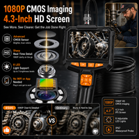 Zie de Invisible Industrial Endoscope met 4,3 inch IPS-scherm en IP67-geclassificeerde sonde. Extern scherm versterkt verborgen details
