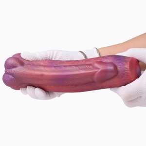 YOCY Male Masturbator Silicone Soft Aircraft Cup With Simulated <b>Dildos</b> and Tail Shape Realistic Tight Pussy Sex Tools for Men - Product Image 2