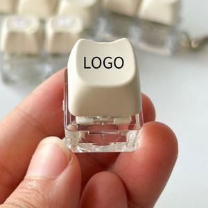 Porte-clés personnalisé avec logo imprimé, design DIY, bouton de clavier, capuchon de clavier, interrupteurs anti-stress - Product Image 3