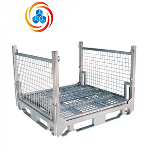Jaula de Almacenamiento Metálica Plegable y Apilable de Alta Resistencia Personalizable para Soluciones de Almacenamiento en Almacenes - Product Image 3