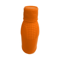 Bouteille en plastique liquide HDPE de 500 ml avec poignée latérale, poignée ergonomique, conteneur pour eau chimique, couleur personnalisée, bouteille vide