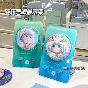 Acrylic Badge Display Stand Rotating Holder For Anime Game Collectibles Unisex 12+ Years - Product Image 1