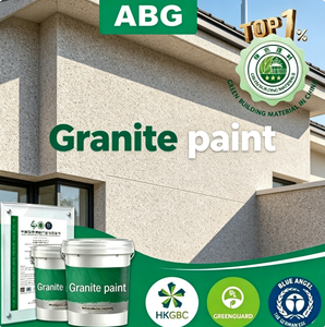 Pintura Ecológica para Piedra con Bajo Contenido <span class=keywords><strong>de</strong></span> Metales Pesados <span class=keywords><strong>y</strong></span> Bajo VOC, con Emulsión a Base <span class=keywords><strong>de</strong></span> Plantas, Revestimiento con Textura <span class=keywords><strong>de</strong></span> Granito para Espacios Públicos Escolares <span class=keywords><strong>y</strong></span> Médicos - Product Image 1