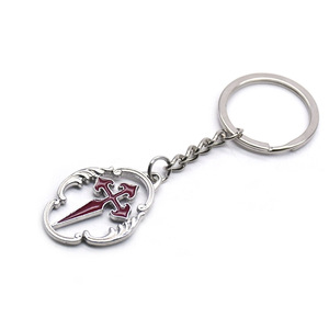 Porte-clés en forme de croix, pendentif en alliage de zinc, ornement cadeau portable, souvenir de voyage - Product Image 3