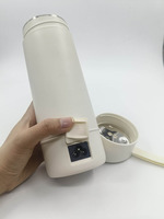 Bouilloire de voyage portable en acier inoxydable 400 ml, à température réglable par un seul bouton, ébullition rapide en 2 minutes