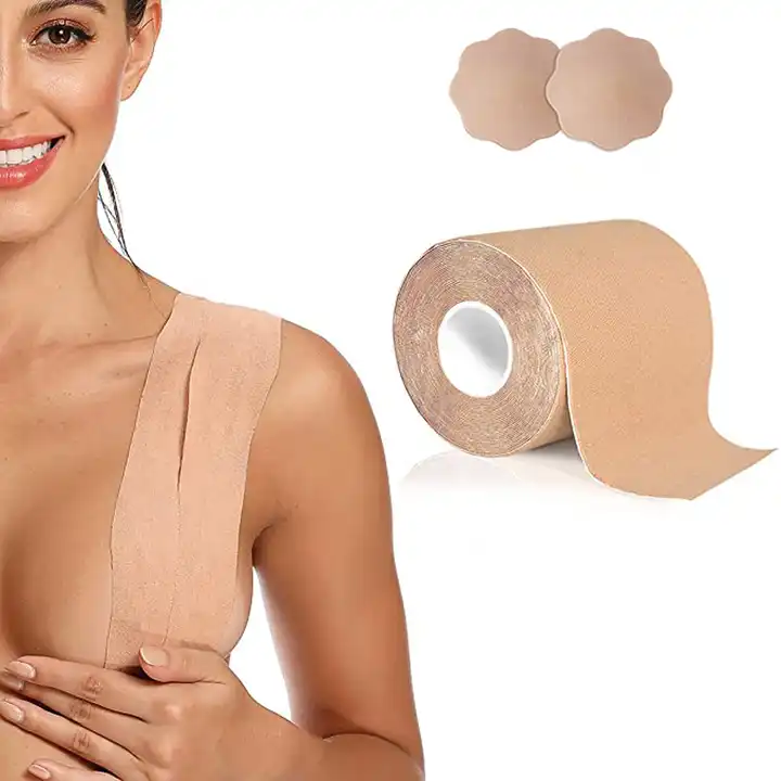 Silicone Nipple Cover Adhesive Breast Lift Up Tape Push Up