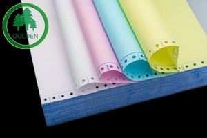 Papier autocopiant NCR 55g CB CFB CF Image Bleue 100% Pâte de Bois Vierge pour l'impression de factures et de bons de commande destiné au marché bolivien - Product Image 4