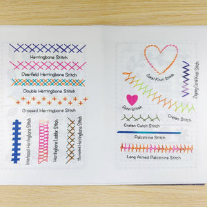 Libro <span class=keywords><strong>de</strong></span> Puntadas para <span class=keywords><strong>Bordado</strong></span> DIY, Entusiastas <span class=keywords><strong>de</strong></span> las Manualidades, Técnicas <span class=keywords><strong>de</strong></span> Muestra Hechas a Mano, Guía Práctica <span class=keywords><strong>de</strong></span> Costura, Tutorial - Product Image 2