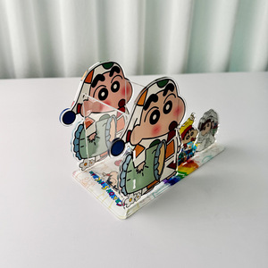 Porte-stylos en acrylique Crayon Shin Chan avec impression de logo personnalisé pour l'organisation du bureau - Product Image 2