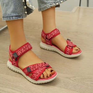 Sandales de sport pour femmes, à lanières réglables avec boucles, antidérapantes, à semelle épaisse, pour la plage et la marche - Product Image 4
