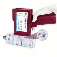 25.4mm Smart Touch Portable Portable Date d'expiration Numéro de série numérique Imprimante à jet d'encre Machine de codage par lots pour Cartons