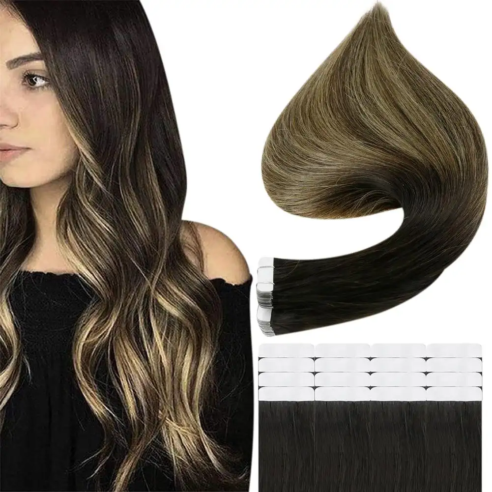 Hair Extensions Tape Hair Factory Price 100% Human Hair Tape Hair Extension Raw Indian Remy Double Drawn Hair
