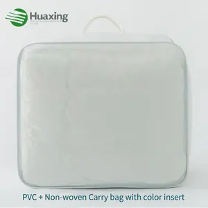 خفيف الوزن قابل للعكس لحاف قطن طبيعي صندوق غلاف مخطط مبطن من الألياف البيضاء بطانية داخلية لحاف
