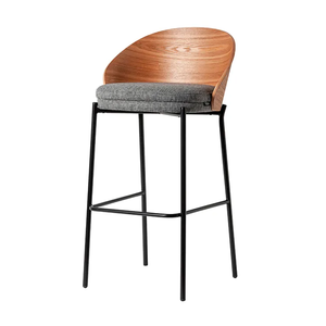 <span class=keywords><strong>Sgabello</strong></span> da Bar Moderno in Metallo, Sedia Alta per Bancone, per Ristorante e Casa - Product Image 3