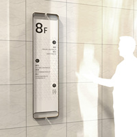 Panneau d'orientation commercial personnalisé pour hall d'ascenseur de bureau, guide de plan d'étage mural, liste des locataires, signalétique de direction pour immeubles commerciaux