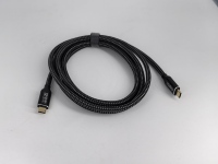 Kabel USB 4 Thunderbolt 3 40Gbps, Kabel Nilon Terjalin Konduktor Tembaga Murni 5A Pengisian Cepat Komputer Ponsel Power Bank